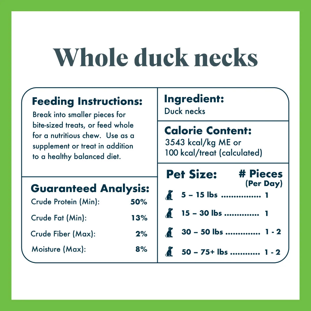 Duck Neck Dog Treats