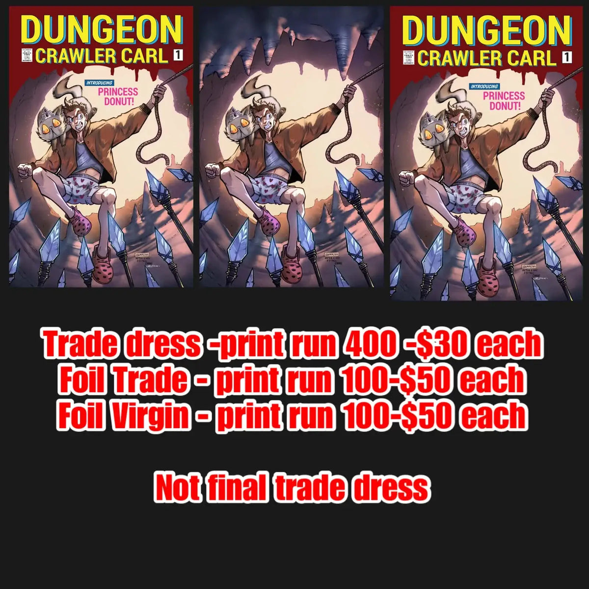 Dungeon Crawler Carl #0 Special Edition Comic Book Featuring an Amazing Fantasy Homage Cover Design
