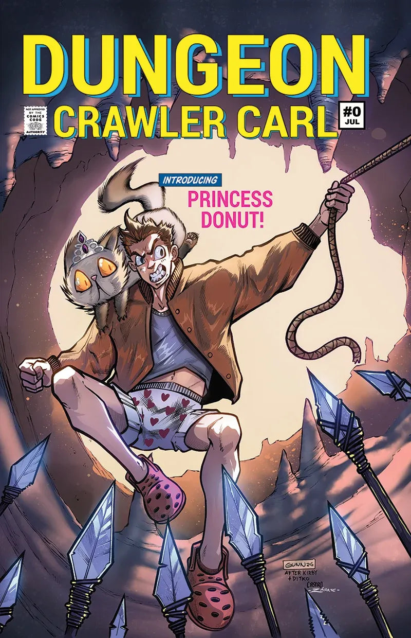 Dungeon Crawler Carl #0 Special Edition Comic Book Featuring an — FOIL TRADE DRESS / FOIL SIGNED by Garrett Gunn TRADE DRESS