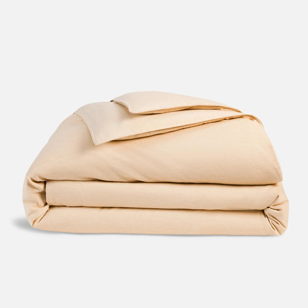 Duvet Cover in Heathered Cotton and Himalayan Cashmere