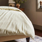 Duvet Cover in Heathered Cotton and Himalayan Cashmere