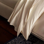 Duvet Cover in Heathered Cotton and Himalayan Cashmere