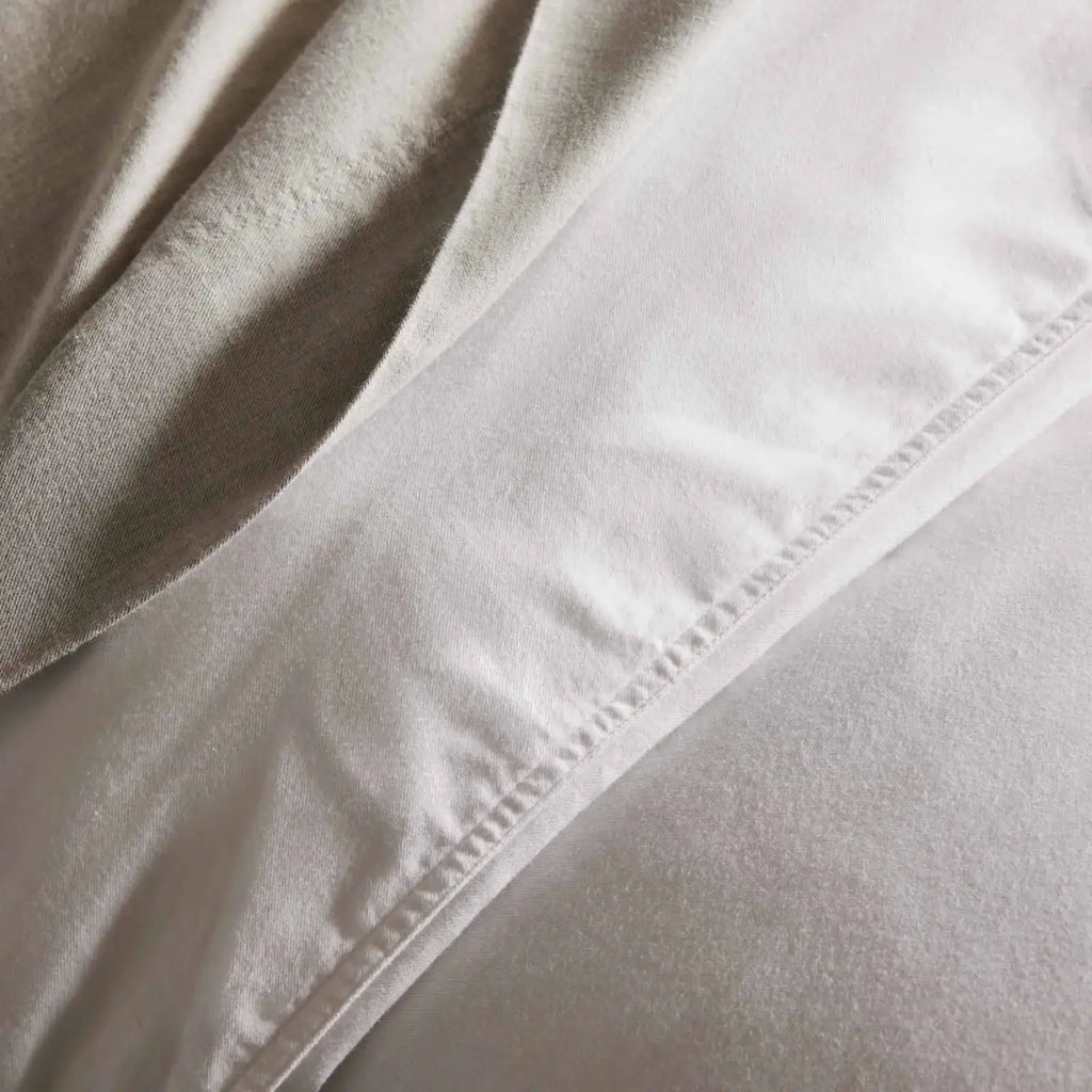 Duvet Cover in Heathered Cotton and Himalayan Cashmere