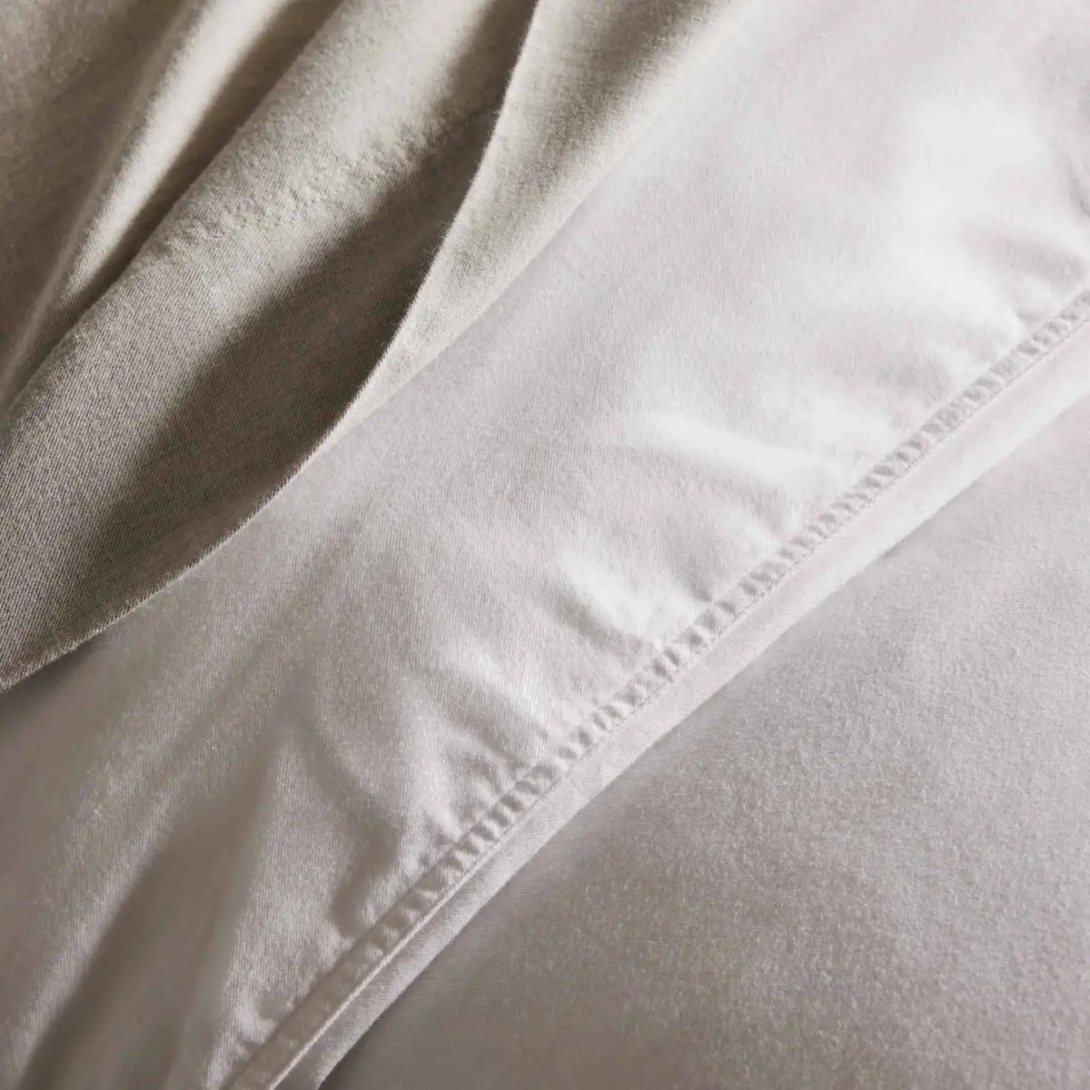 Duvet Cover in Heathered Cotton and Himalayan Cashmere