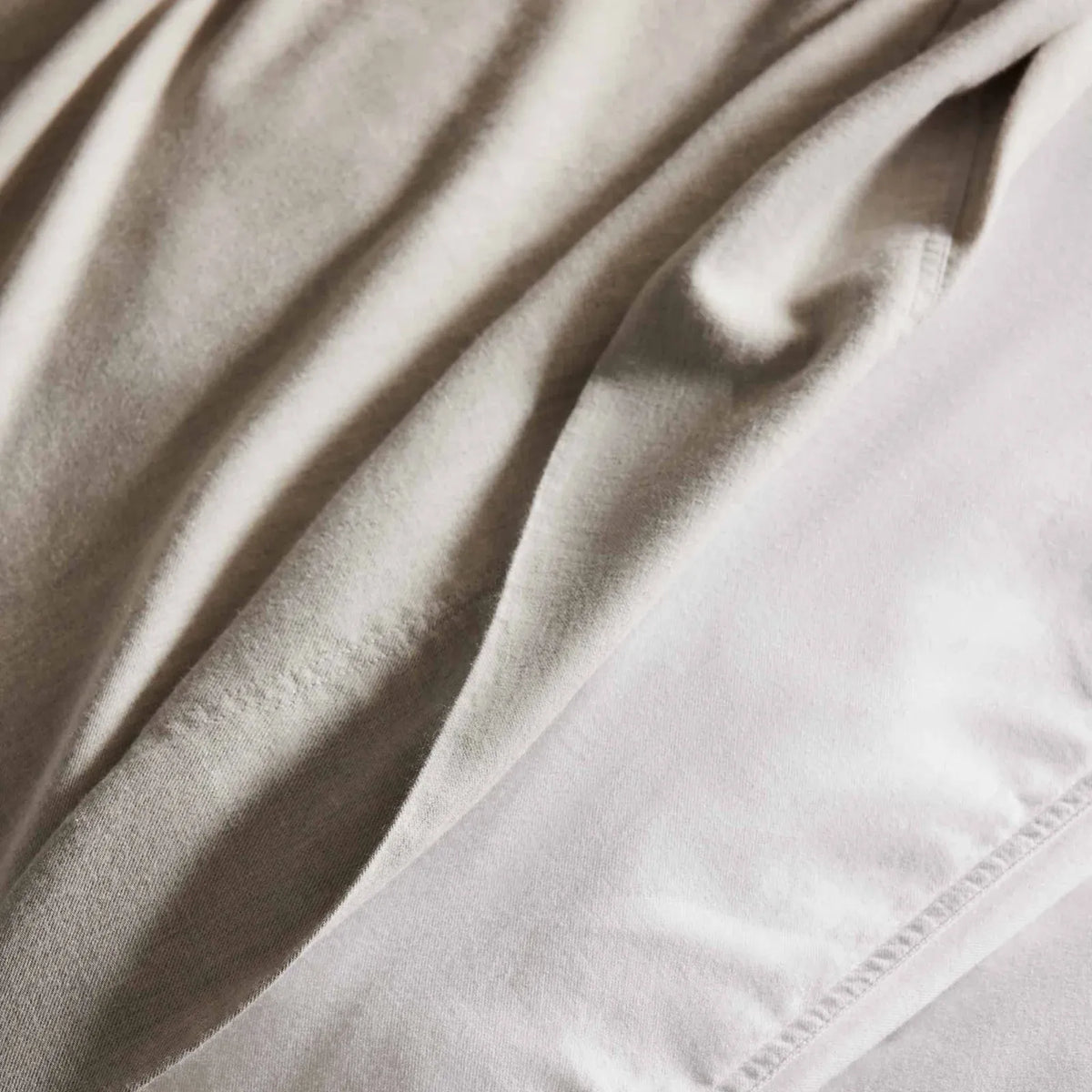 Duvet Cover in Heathered Cotton and Himalayan Cashmere