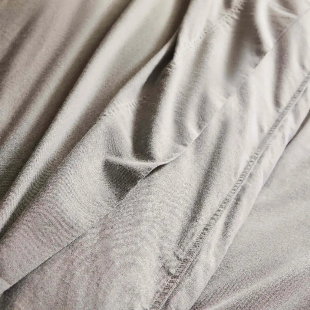 Duvet Cover in Heathered Cotton and Himalayan Cashmere