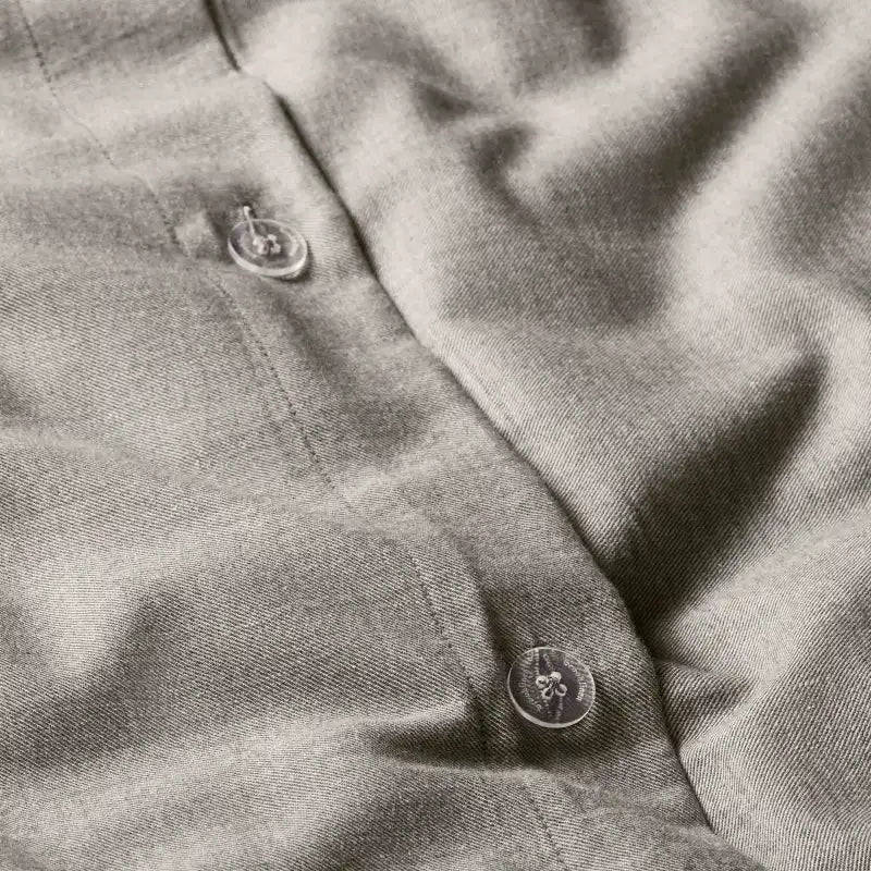 Duvet Cover in Heathered Cotton and Himalayan Cashmere