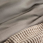 Duvet Cover in Heathered Cotton and Himalayan Cashmere