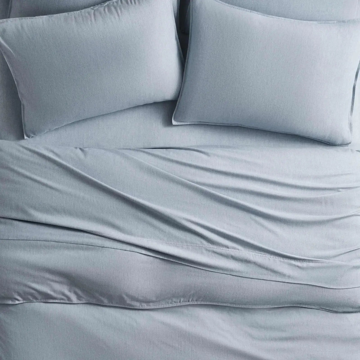 Duvet Cover in Heathered Cotton and Himalayan Cashmere