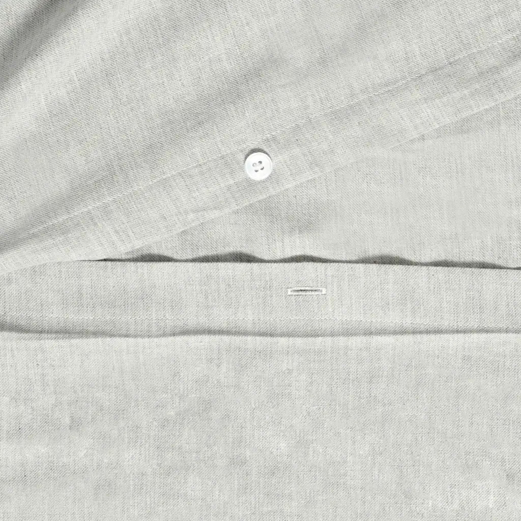 Duvet Cover in Heathered Cotton and Himalayan Cashmere