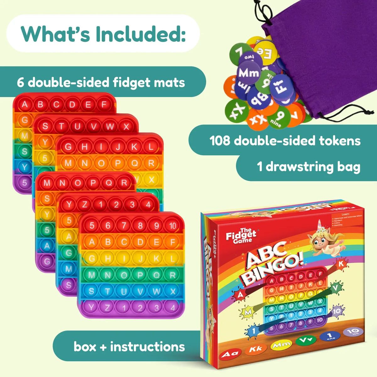 Early Learning Alphabet Bingo Game