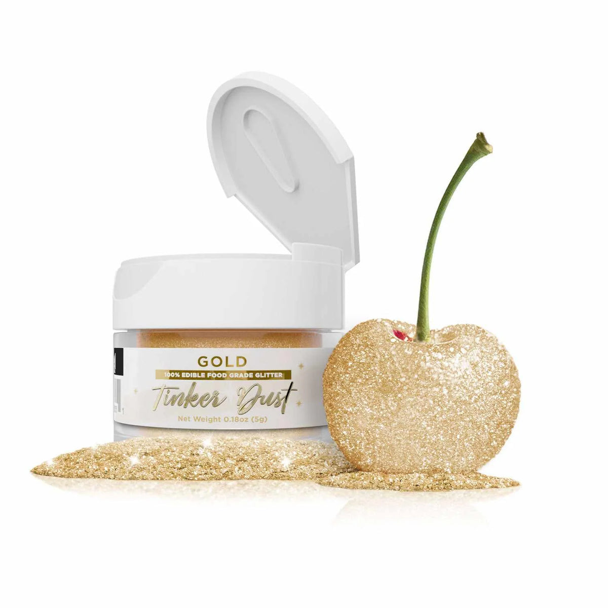 Edible Glitter in Gold, 5g