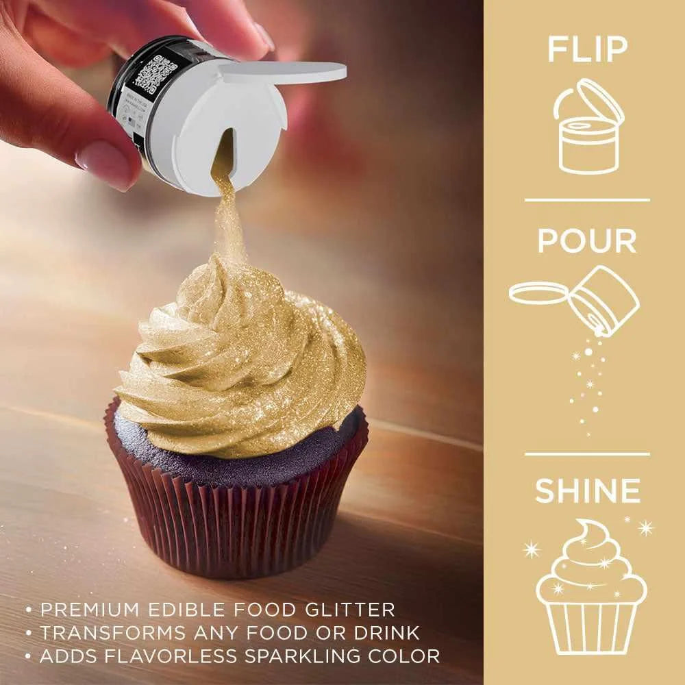 Edible Glitter in Gold