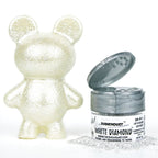 Edible Glitter in White Diamond