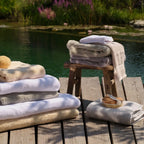 Egyptian Cotton Bath Sheets in a Pair, Generously Sized at 100 x 160 cm for a Plush After-Bath Wrap