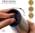Electric Salt and Pepper Grinder Set, 2-Piece Gravity-Activated Design for Easy One-Handed Seasoning