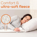 Electric Under Blanket for Solo Use with 8 Temperature Settings and 3 Timer for Cold Nights
