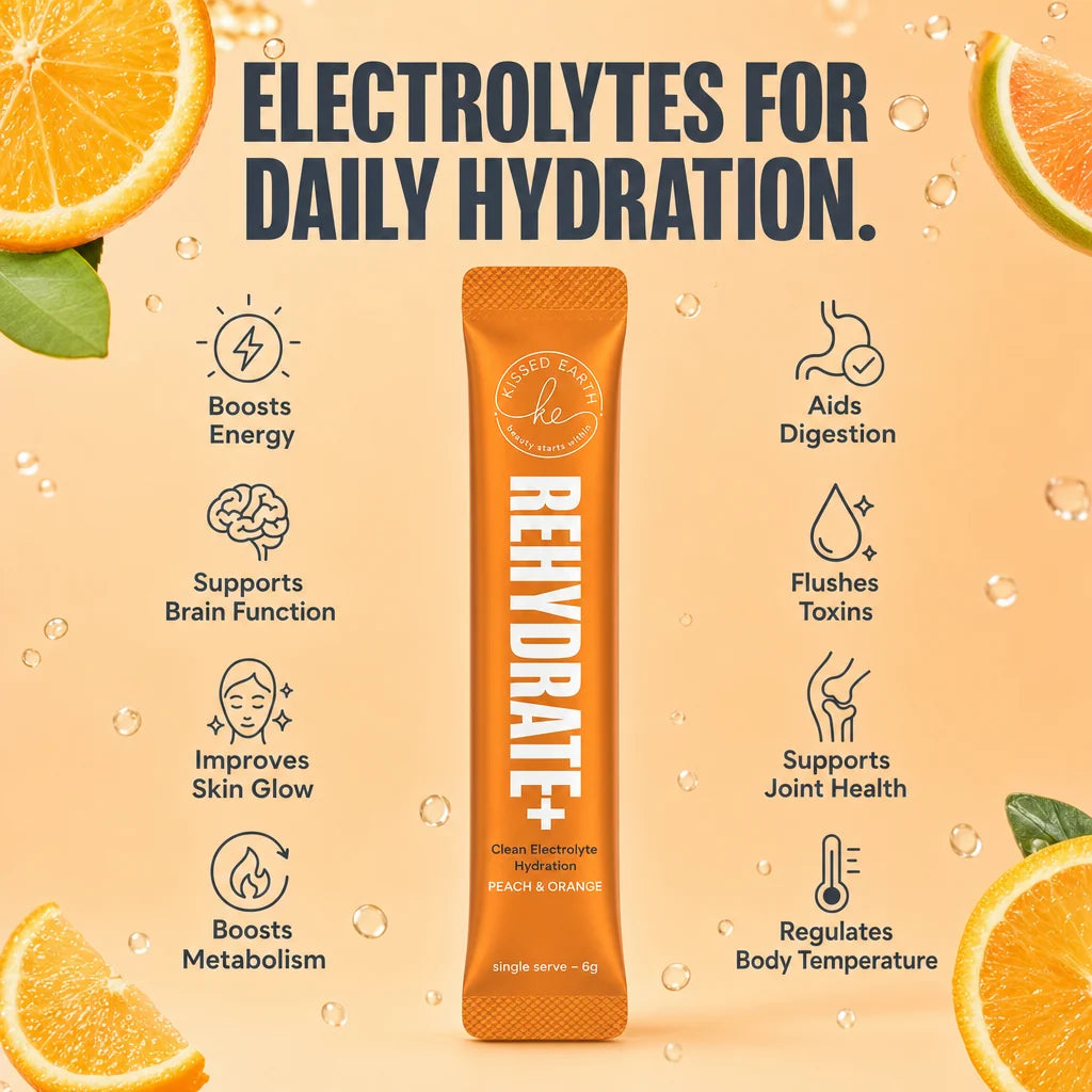 Electrolyte Hydration Powder Sachets for Daily Hydration, Training, Travel and Heat Exposure in Four Flavour