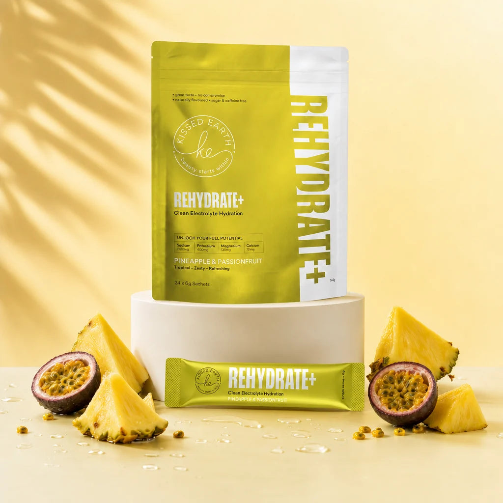 Electrolyte Hydration Powder Sachets for Daily Hydration, Training, Travel and Heat Exposure in Fo — Pineapple & Passionfruit