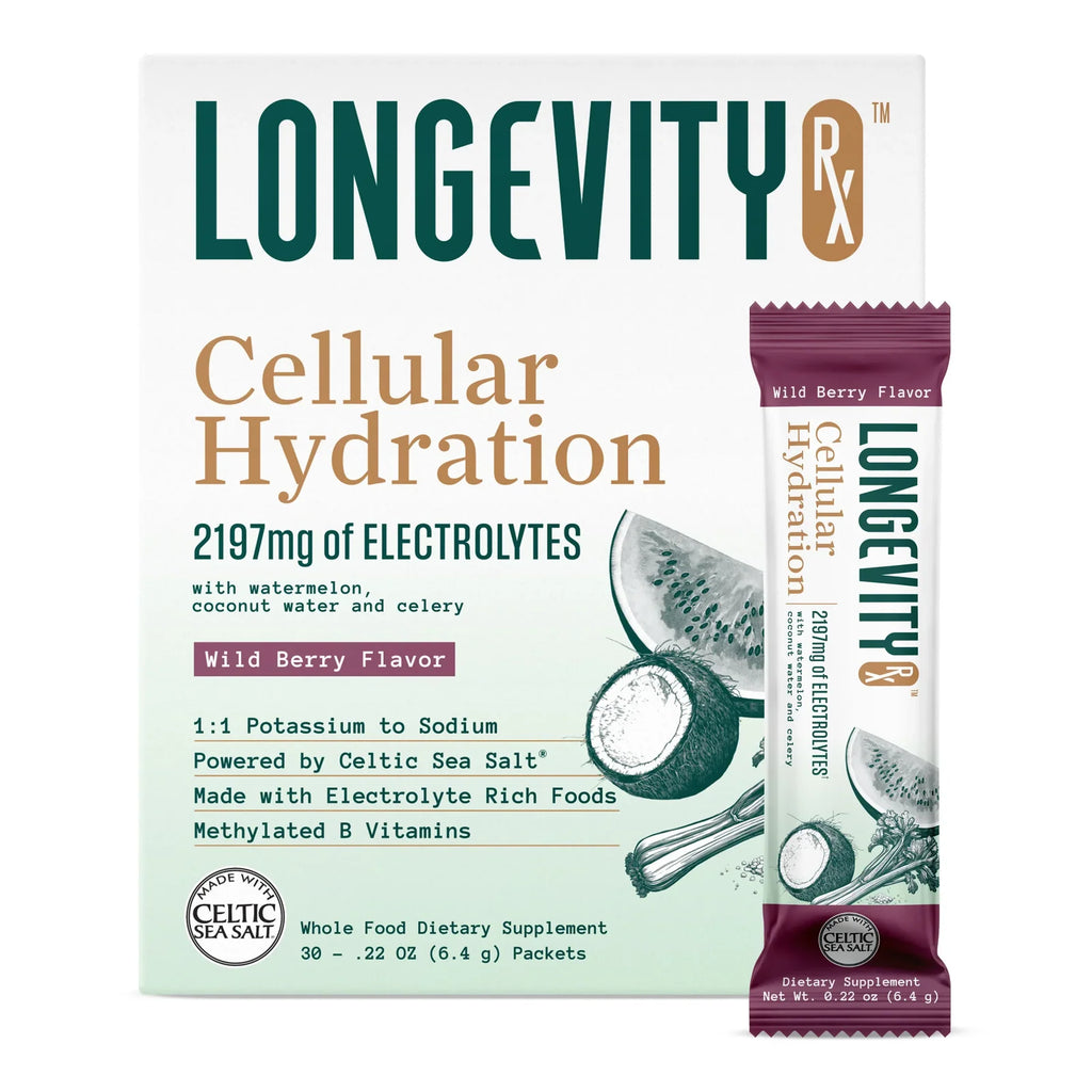 Electrolyte Hydration Powder Stick Packs in Tangy Wild Berry