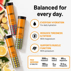Electrolyte Hydration Tablets Triple Flavour Pack with Lemon, Watermelon and Ginger Lemongrass