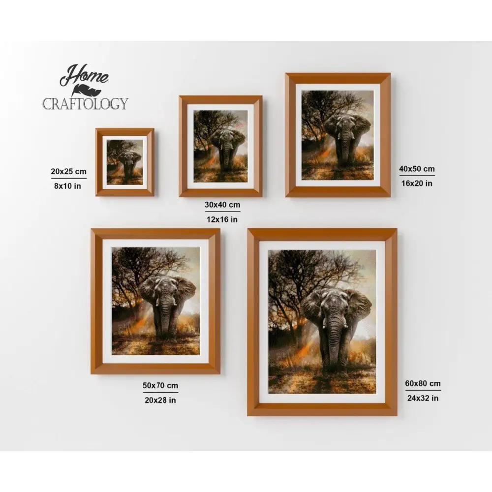 Elephant Diamond Painting Mosaic Kit