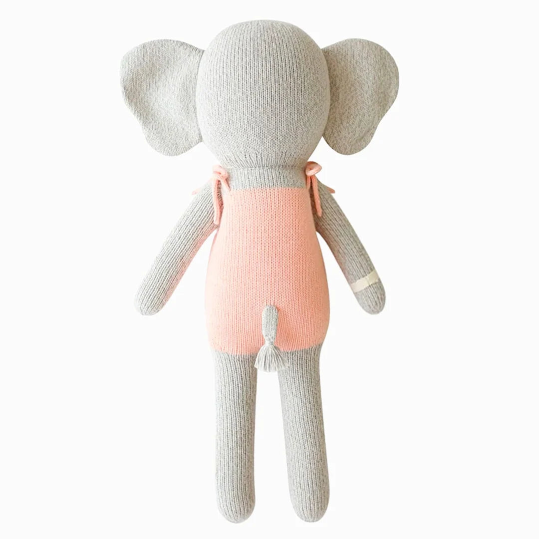 Elephant Doll Hand Knitted in 100% Cotton Yarn
