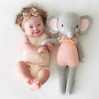 Elephant Doll Hand Knitted in 100% Cotton Yarn