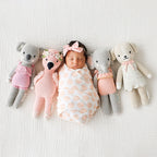Elephant Doll Hand Knitted in 100% Cotton Yarn