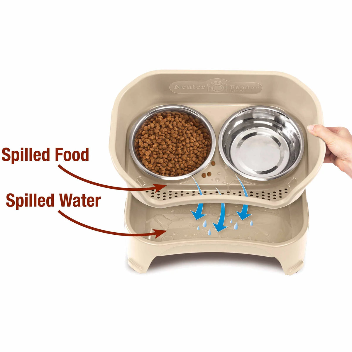 Elevated Dog Feeding Station