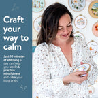 Embroidery Project Kit with Treehouse Scene, Step-by-Step Digital Guide and Complete Stitching Supplies