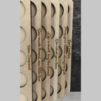 Embroidery Thread Storage Trays, Set of 6 Laser-Cut Wood Inserts for 216 Spools with 1.80-Inch Bases