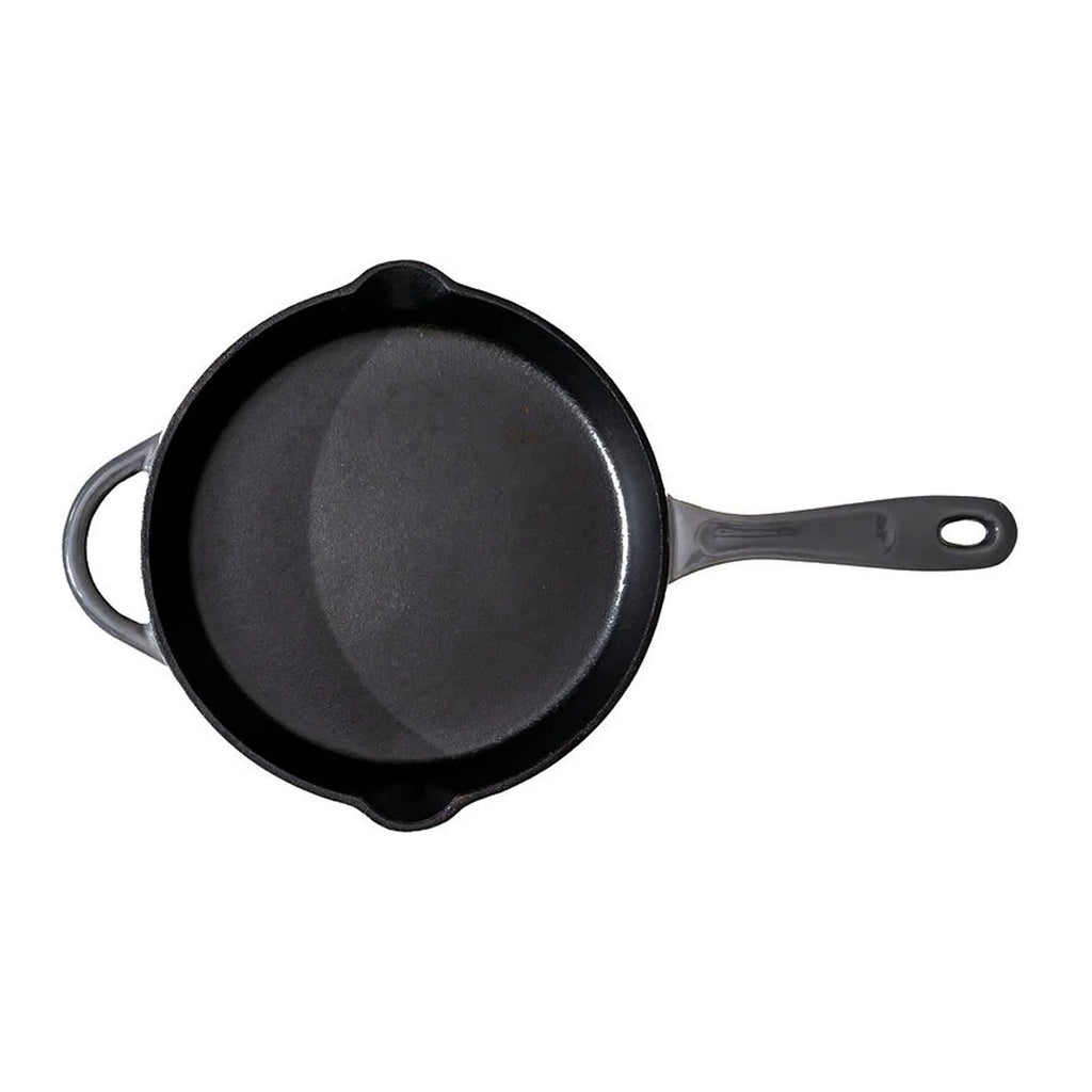 Enameled Cast Iron Cookware Set with Round Casserole, Skillet, Shallow Casserole and Rectangular Roaster