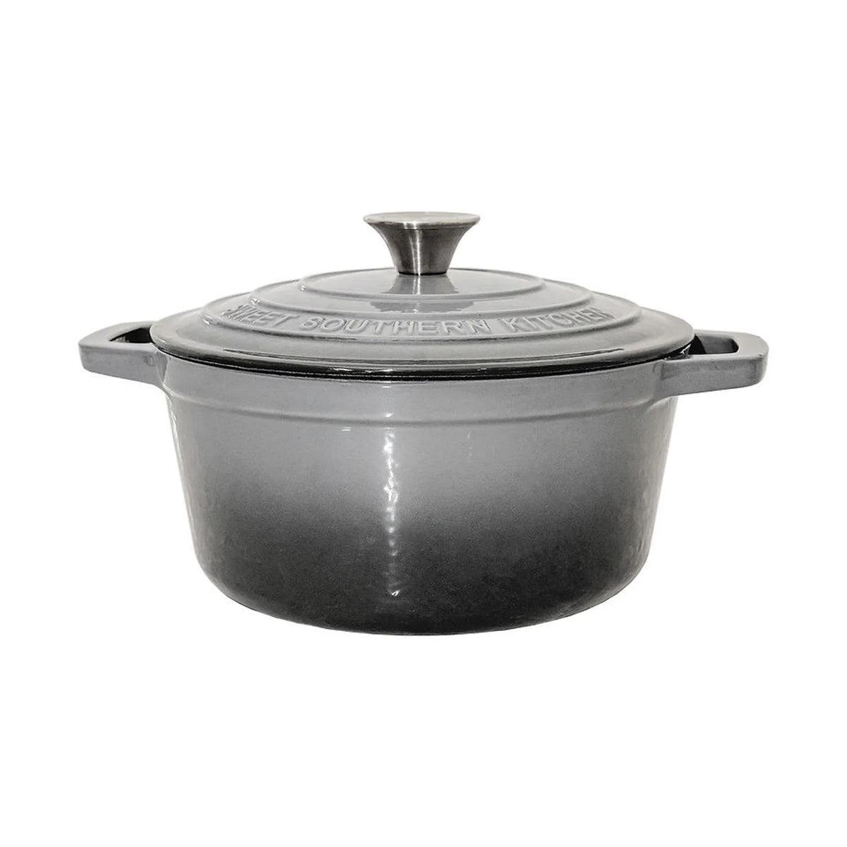 Enameled Cast Iron Cookware Set with Round Casserole, Skillet, Shallow Casserole and Rectangular Roaster