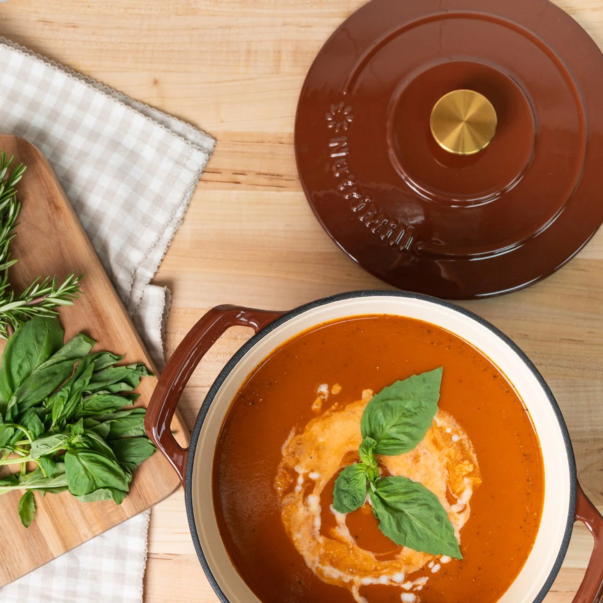 Enameled Cast Iron Dutch Oven, 6-Quart Capacity