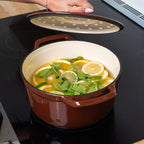 Enameled Cast Iron Dutch Oven, 6-Quart Capacity