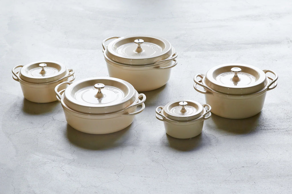 Enameled Cast Iron Oven Pot, 22cm 3.7 qt