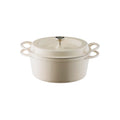 Enameled Cast Iron Oven Pot, 22cm 3.7 qt, Natural Beige