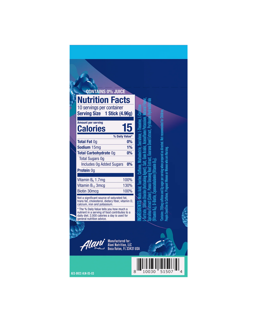 Energy Powder Sticks
