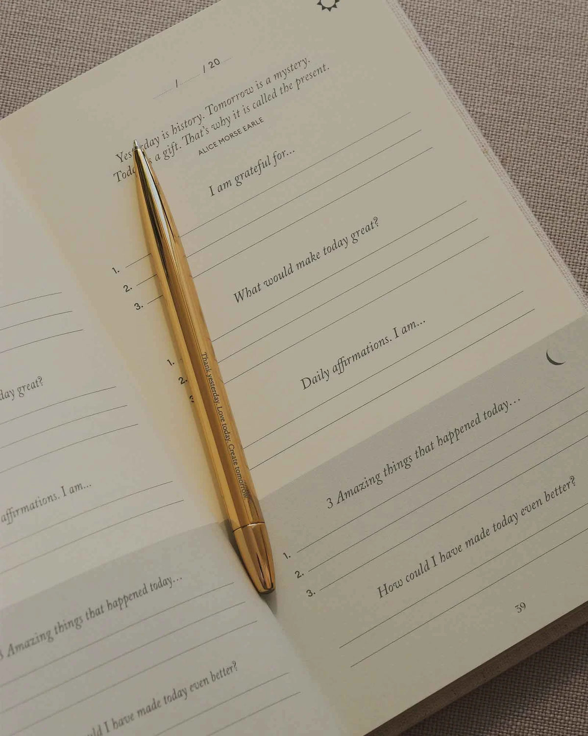 Engraved Gold Ballpoint Pen
