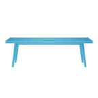 Entryway Bench with Mid-Century Slatted Design, Solid Pine and Birch Wood Frame, Tapered Legs and 275 lb Support