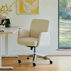 Ergonomic Office Chair with Lumbar Support, Plush Hybrid Cushion, Adjustable Tilt and Mid or High Back