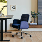 Ergonomic Office Chair with Lumbar Support, Plush Hybrid Cushion, Adjustable Tilt and Mid or High Back