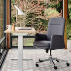 Ergonomic Office Chair with Lumbar Support, Plush Hybrid Cushion, Adjustable Tilt and Mid or High Back