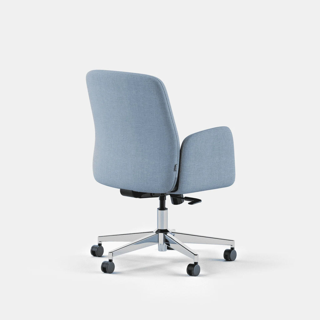 Ergonomic Office Chair with Lumbar Support, Plush Hybrid Cushion, Adjustable Tilt and Mid or High Back