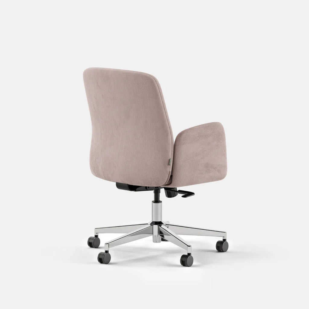 Ergonomic Office Chair with Lumbar Support, Plush Hybrid Cushion, Adjustable Tilt and Mid or High Back