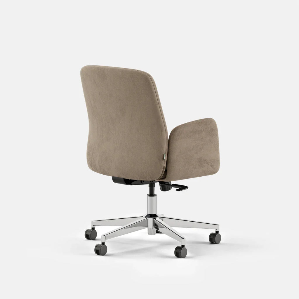 Ergonomic Office Chair with Lumbar Support, Plush Hybrid Cushion, Adjustable Tilt and Mid or High Back
