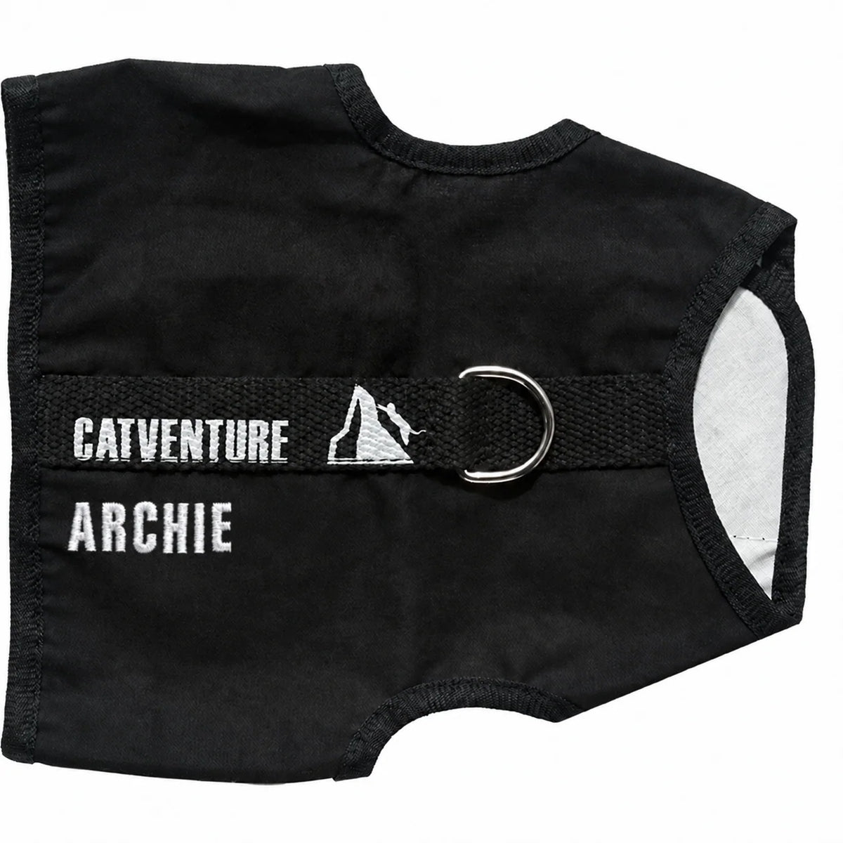 Escape-Proof Cat Harness in Black with Six Size for Secure, Comfortable Outdoor Walks · Escape-proof cat harness design