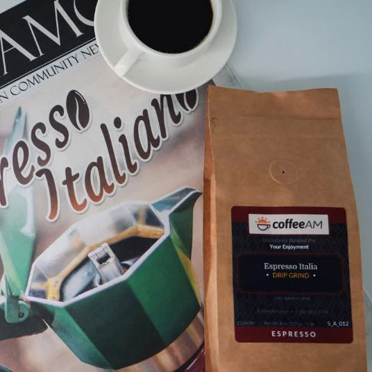 Espresso Coffee Blend in a Full City Medium Roast