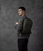 Everyday Backpack with 12L Capacity and Two Zippered Main Compartments for School and Town Errands